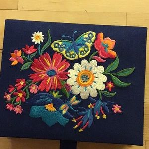 Brighton French flower garden jewelry box